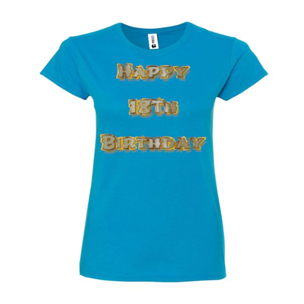 Tricou damă - Happy 18th Birthday - imagine 3