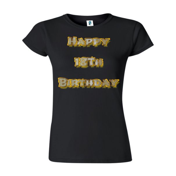 Tricou damă - Happy 18th Birthday - imagine 6