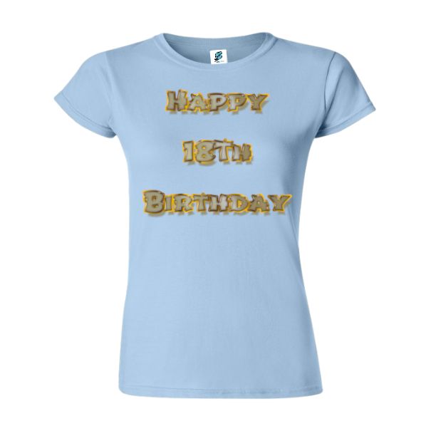 Tricou damă - Happy 18th Birthday - imagine 4