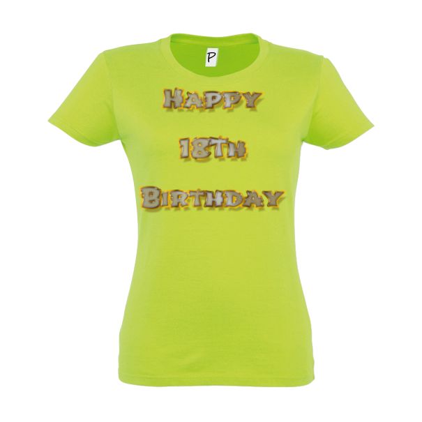 Tricou damă - Happy 18th Birthday - imagine 9