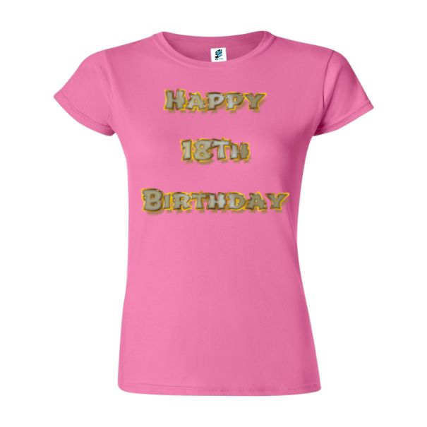 Tricou damă - Happy 18th Birthday - imagine 8