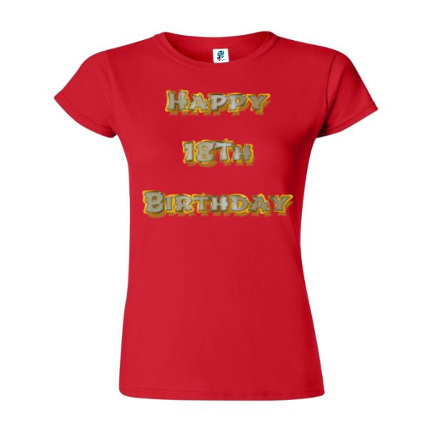Tricou damă - Happy 18th Birthday - imagine 7