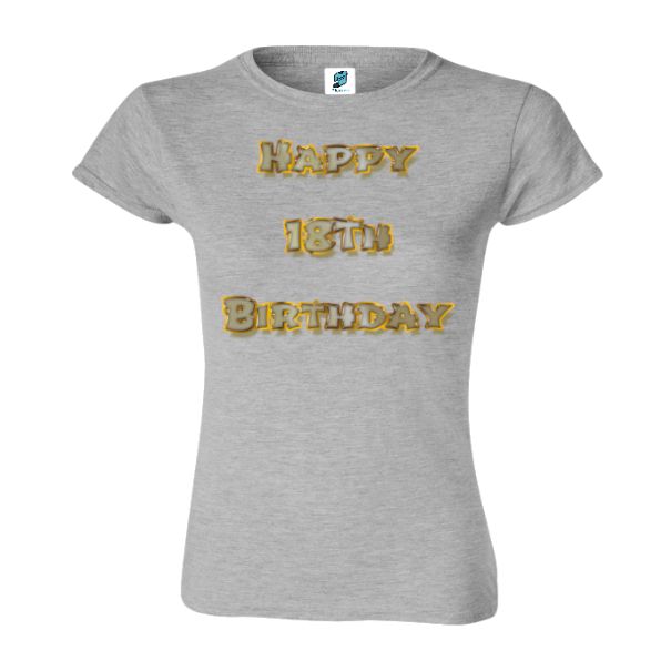Tricou damă - Happy 18th Birthday - imagine 5