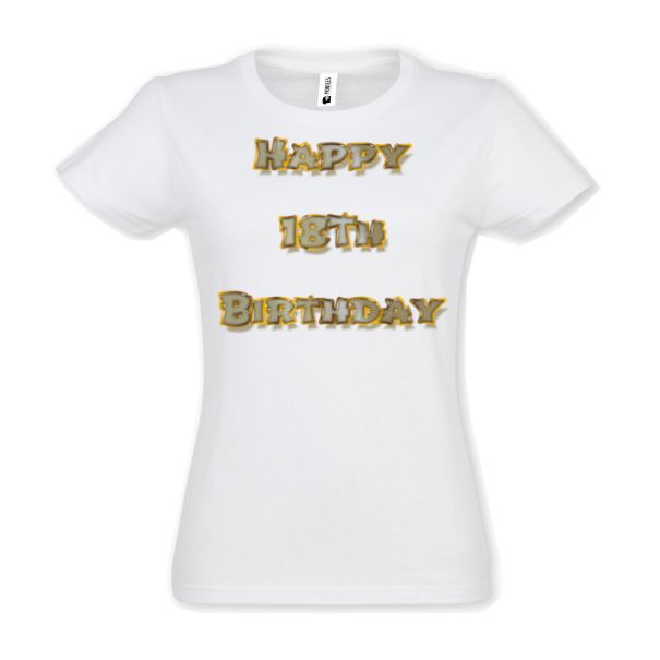 Tricou damă - Happy 18th Birthday - imagine 2