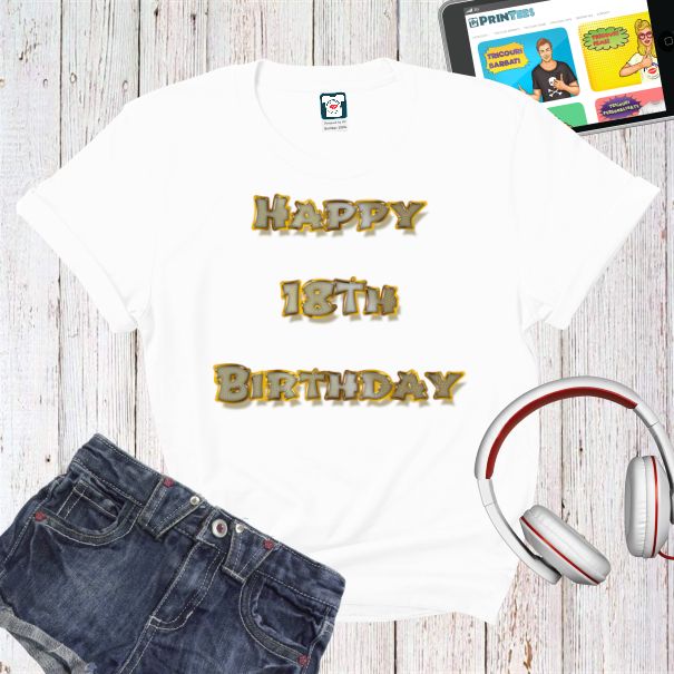 Tricou damă - Happy 18th Birthday