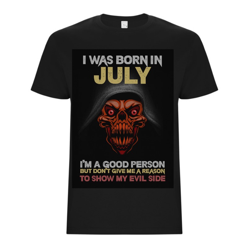 Tricou bărbat - Born in July - imagine 2
