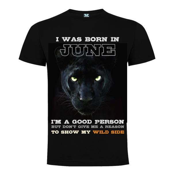 Tricou bărbat - Born Wild in June - imagine 2